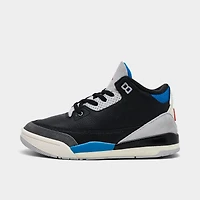 Little Kids' Air Jordan Retro 3 Basketball Shoes