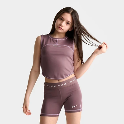 Girls' Big Kids' Nike Pro Dri-FIT Top