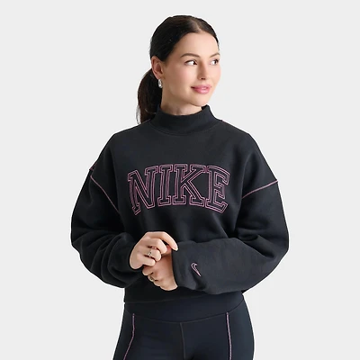 Women's Nike Sportswear Phoenix Fleece Mock-Neck Sweatshirt