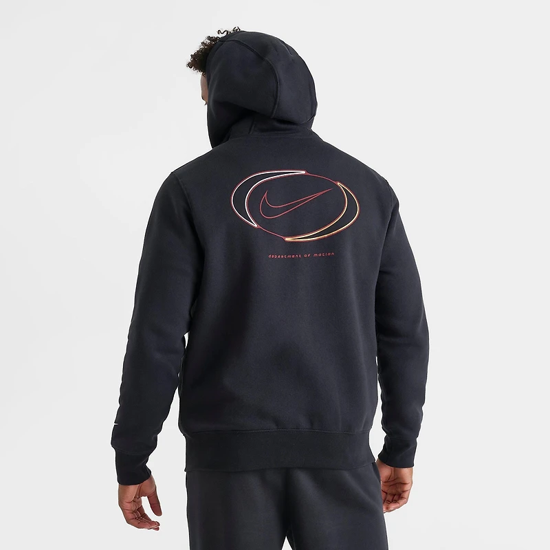 Men's Nike Club Fleece Department of Motion Full-Zip Hoodie