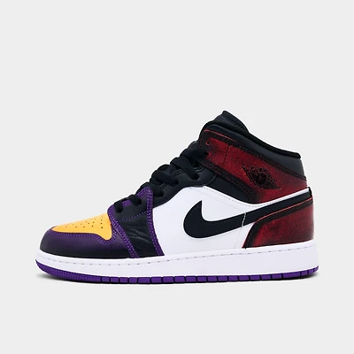 Big Kids' Air Jordan Retro 1 Mid SE Casual Shoes