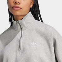 Women's adidas Originals Essentials Half-Zip Fleece Sweatshirt