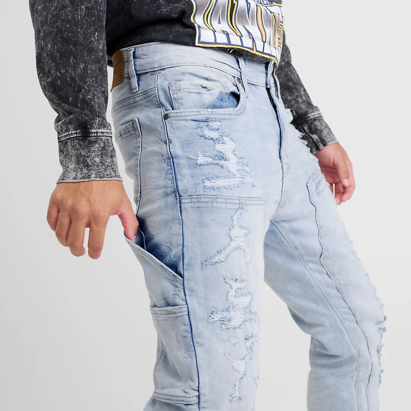 Men's Jordan Craig Distressed Carpenter Denim Jeans