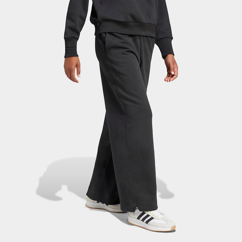 Women's adidas All SZN Fleece Loose Wide-Leg Pants