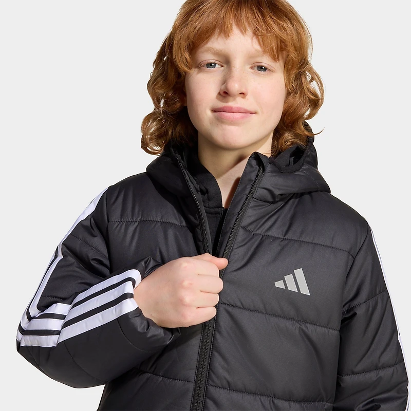 Big Kids' adidas Essentials 3-Stripes Padded Jacket