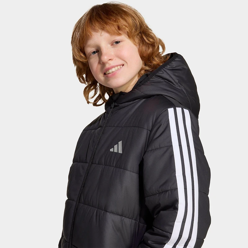 Big Kids' adidas Essentials 3-Stripes Padded Jacket