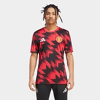 Men's adidas Manchester United 25-26 Pre-Match Soccer Jersey