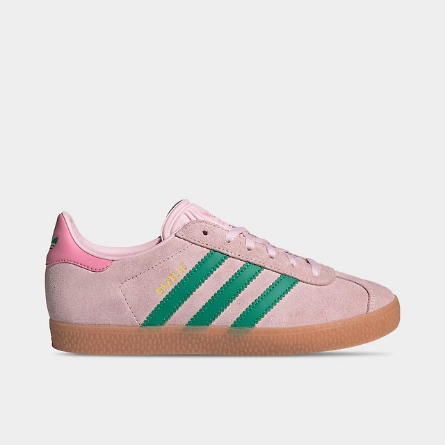 adidas gazelle silver green womens Big Kids adidas Originals Gazelle Shoes Collegiate Green main image 1