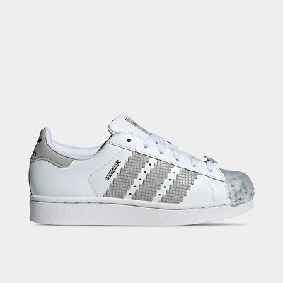 Big Kids' adidas Originals x Minecraft Superstar II Casual Shoes