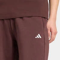 Women's adidas Essentials Small Logo Feel Cozy Open-Hem Pants