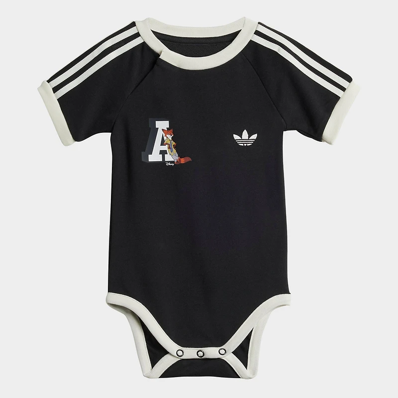 Infant adidas Originals x Disney Zootopia 3-Stripes Bodysuit