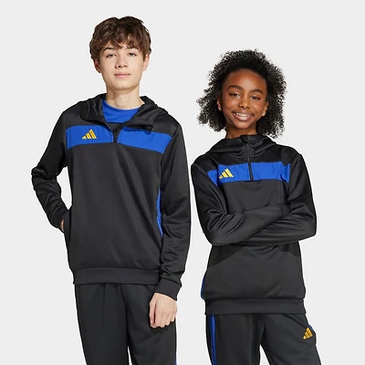 Big Kids' adidas Tiro 25 Essentials Sweat Quarter-Zip Hoodie
