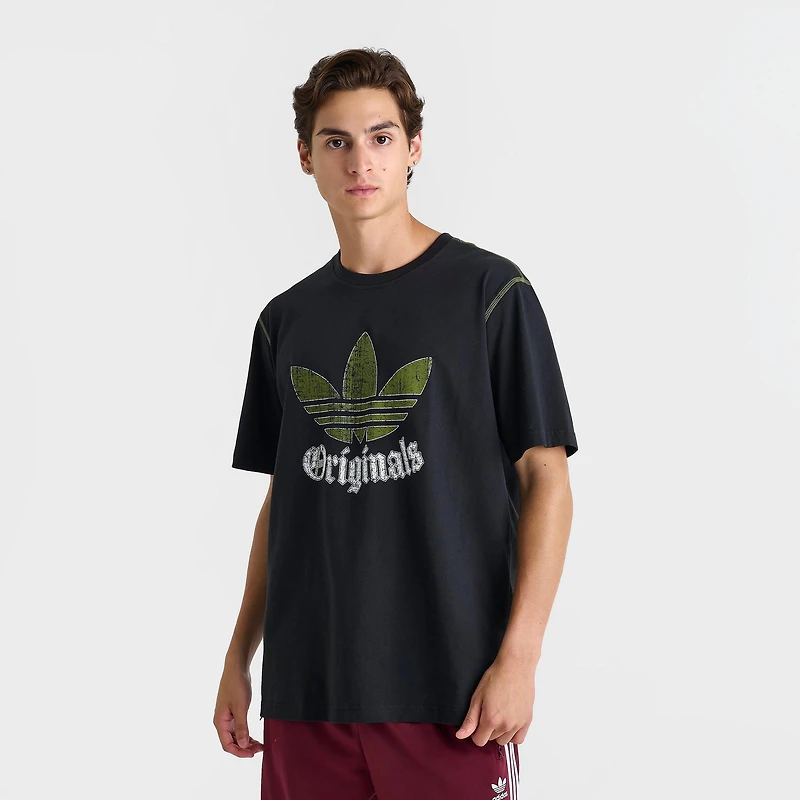 Men's adidas Originals Distressed Trefoil Graphic T-Shirt