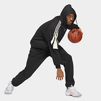 Men's adidas Basketball 3-Stripes Fleece Hoodie