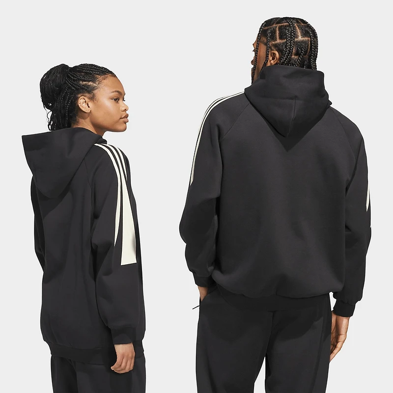 Men's adidas Basketball 3-Stripes Fleece Hoodie