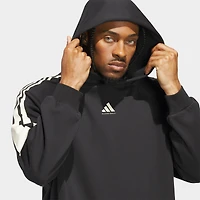 Men's adidas Basketball 3-Stripes Fleece Hoodie