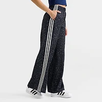 Women's adidas Originals Leopard Wide-Leg Satin Pants