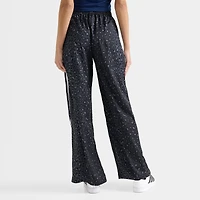 Women's adidas Originals Leopard Wide-Leg Satin Pants