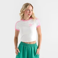Women's adidas Originals 3 Stripes Slim Baby T-Shirt