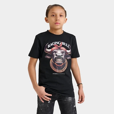 Big Kids' Streetz Iz Watchin Raging Bull T-Shirt