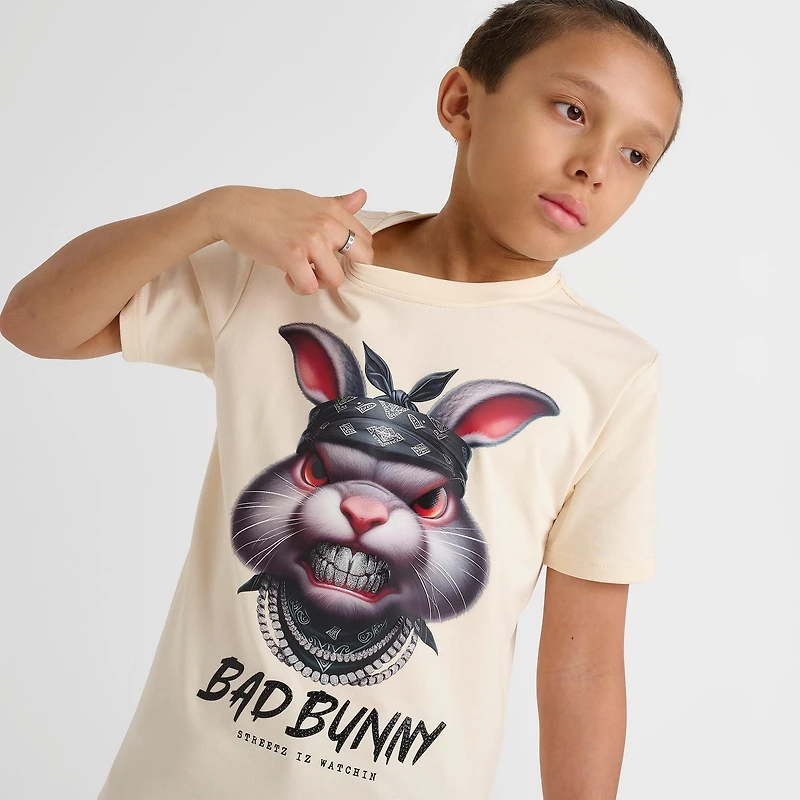 Big Kids' Streetz Iz Watchin Bad Bunny T-Shirt