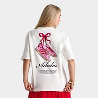 Women's adidas Original Handball Spezial Bow Graphic T-Shirt