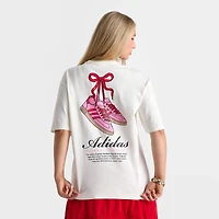 Women's adidas Original Handball Spezial Bow Graphic T-Shirt