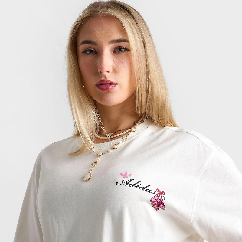 Women's adidas Original Handball Spezial Bow Graphic T-Shirt