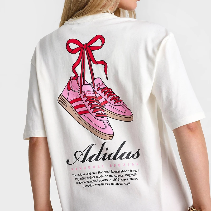 Women's adidas Original Handball Spezial Bow Graphic T-Shirt