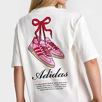 Women's adidas Original Handball Spezial Bow Graphic T-Shirt