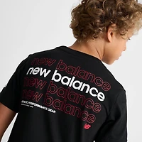 Big Kids' New Balance Linear Back Logo T-Shirt
