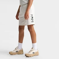 Big Kids' New Balance Stacked Logo Fleece Shorts