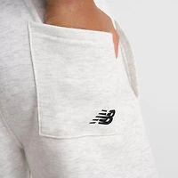 Big Kids' New Balance Stacked Logo Fleece Shorts