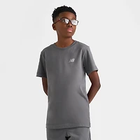 Big Kids' New Balance Linear Logo Back Hit T-Shirt