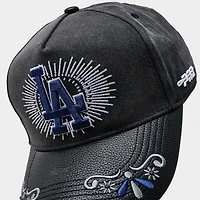 Pro Standard Los Angeles Dodgers MLB Eternal Skull Pro Pinch Strapback Hat