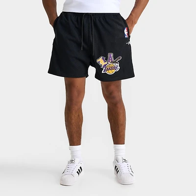 Men's Pro Standard Los Angeles Lakers NBA City Ransom Mesh Shorts