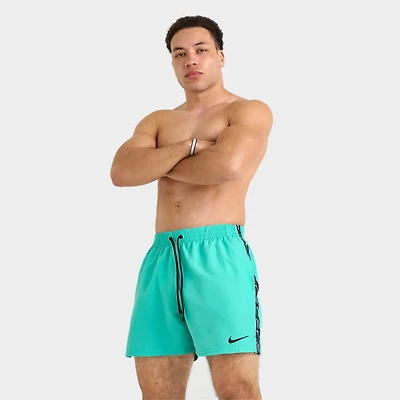 Men's Nike Swim Tape Logo 5" Volley Shorts
