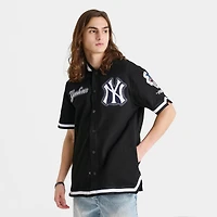 Men's Pro Standard New York Yankees MLB DIY Pick Stitch Short Sleeve Jacket