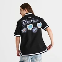 Men's Pro Standard New York Yankees MLB DIY Pick Stitch Short Sleeve Jacket