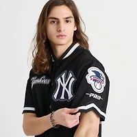 Men's Pro Standard New York Yankees MLB DIY Pick Stitch Short Sleeve Jacket