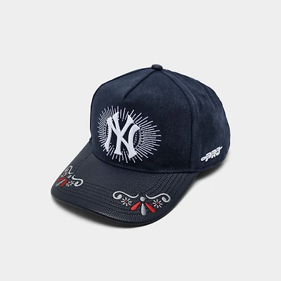 Pro Standard New York Yankees MLB Eternal Skull Pro Pinch Strapback Hat