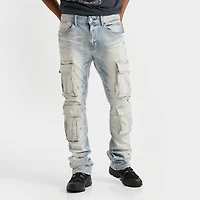 Men's Smoke Rise Stacked Utility Cargo Denim Jeans
