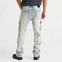 Men's Smoke Rise Stacked Utility Cargo Denim Jeans