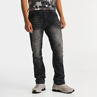 Men's Smoke Rise Distressed Straight Leg Denim Jeans