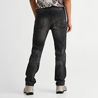 Men's Smoke Rise Distressed Straight Leg Denim Jeans