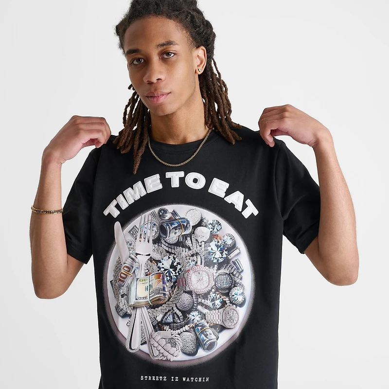 Men's Streetz Iz Watchin Time To Eat T-Shirt