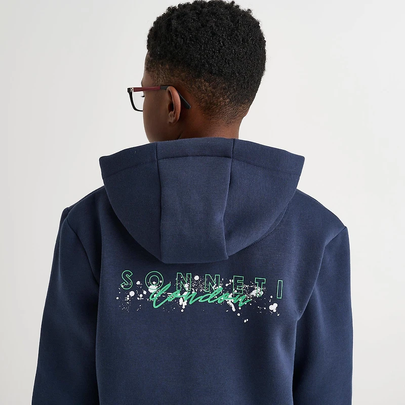 Big Kids' Sonneti Stack Logo Fleece Pullover Hoodie