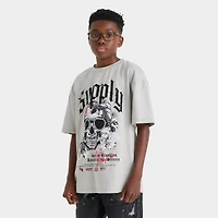 Big Kids' Supply & Demand Skull Glasses T-Shirt