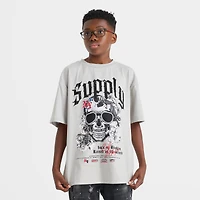 Big Kids' Supply & Demand Skull Glasses T-Shirt