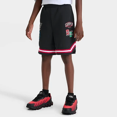 Big Kids' Supply & Demand Patch Mesh Shorts